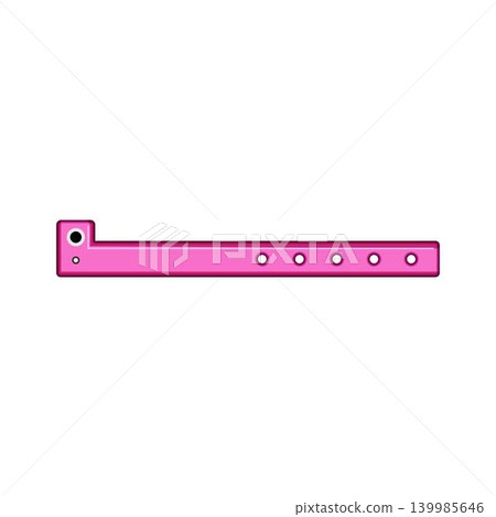 Pink event wristband representing music festival access control Pink event wristband representing music festival access control 139985646