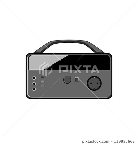 Portable power station generating electricity for charging devices Portable power station generating electricity for charging devices 139985662