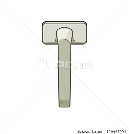 Window handle tool illustration opening home device Window handle tool illustration opening home device 139985994