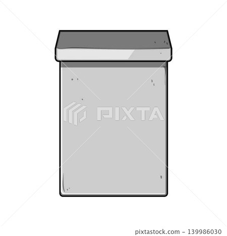 Wall mounted mailbox receiving letters communication mail Wall mounted mailbox receiving letters communication mail 139986030