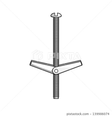 Toggle bolt mechanism for hollow wall fastening Toggle bolt mechanism for hollow wall fastening 139986074