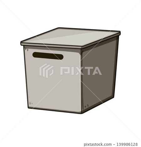 Simple storage box organizing home and office items Simple storage box organizing home and office items 139986128