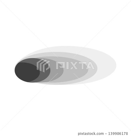 Fading gradient oval shapes creating soft shadows Fading gradient oval shapes creating soft shadows 139986178