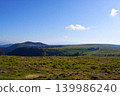 The vast grasslands and blue sky stretching across the Utsukushigahara Plateau 139986240
