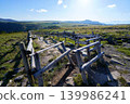 The wooden boardwalks of Utsukushigahara Plateau and the expansive plateau scenery 139986241