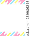 Colorful vertical background with rounded corners and diagonal lines 139986246