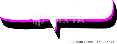 Simple line speech bubble Simple line speech bubble 139986253