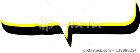 Simple line speech bubble Simple line speech bubble 139986254