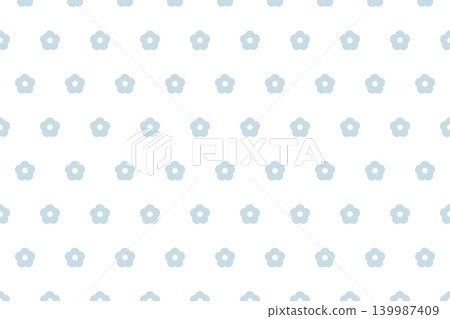 Small floral pattern translucent material, light blue Small floral pattern translucent material, light blue 139987409