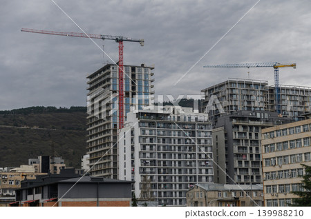 Construction of Residential Complexes in Tbilisi, Georgia Construction of Residential Complexes in Tbilisi, Georgia 139988210