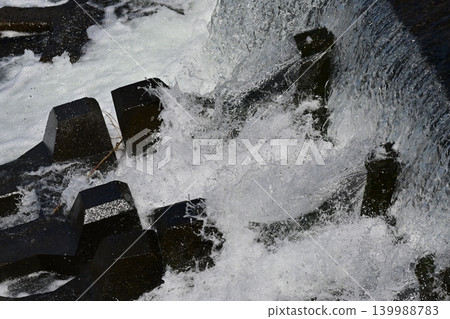 Flooding and rising water levels of rivers Flooding and rising water levels of rivers 139988783