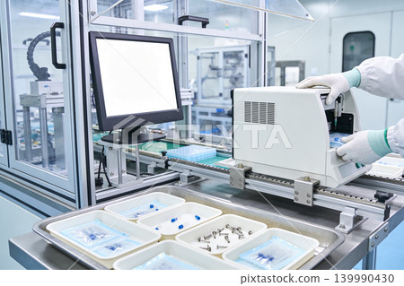 Automated medical device assembly line with sterile packaging and quality control Automated medical device assembly line with sterile packaging and quality control 139990430