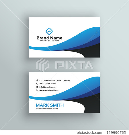 modern creative business card vector design modern creative business card vector design 139990765