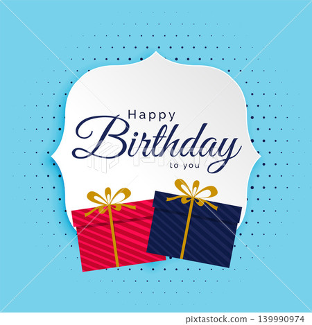 happy birthday background with gifts boxes happy birthday background with gifts boxes 139990974