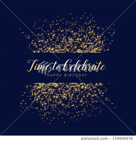 happy birthday celebration glitter and sparkles background 139990976