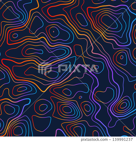 topographic colorful contour illustration background topographic colorful contour illustration background 139991237