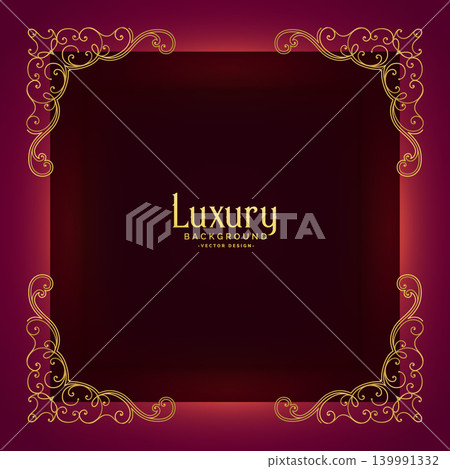 royal invitation card background with ornamental frame decoration royal invitation card background with ornamental frame decoration 139991332