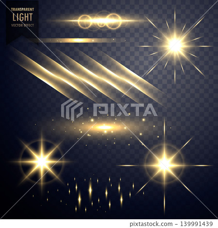 collection of transparent lens flares light effect with twinkle stars collection of transparent lens flares light effect with twinkle stars 139991439