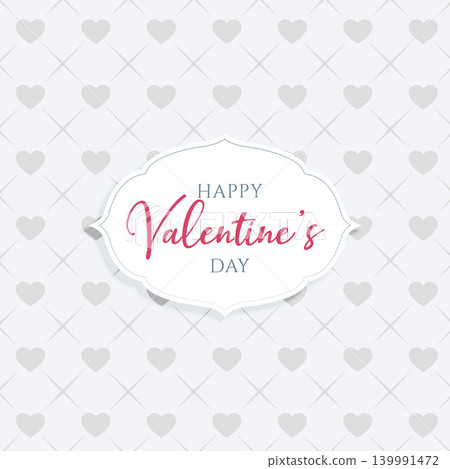elegant happy valentine's day greeting design elegant happy valentine's day greeting design 139991472
