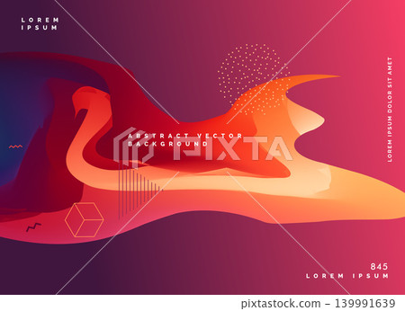 abstract gradient color fluid design background abstract gradient color fluid design background 139991639