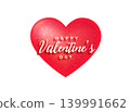 red hearts background with shiny dots for valentine's day 139991662