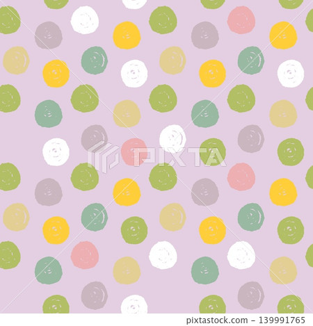Polka Dots Seamless Pattern Graphic Hand Drawn Polka Dots Seamless Pattern Graphic Hand Drawn 139991765