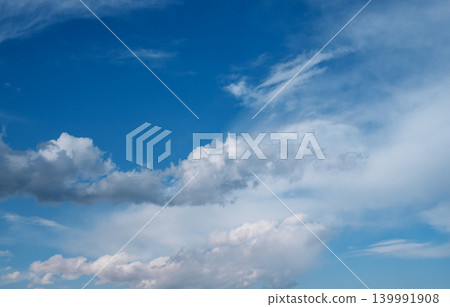 Summer day blue sky background 139991908