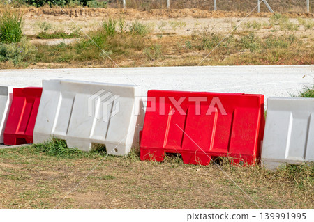 Road barriers outside Road barriers outside 139991995