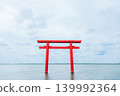 茨城縣鹿島神社第一隻鳥居的景色。 139992364