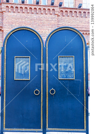 Ancient double door Ancient double door 139992864