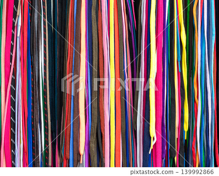 Colorful shoe laces pattern Colorful shoe laces pattern 139992866