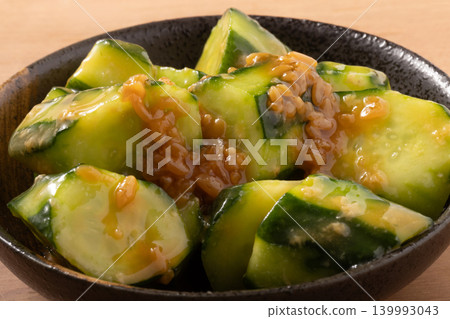 Cucumber pickled in soy sauce koji Cucumber pickled in soy sauce koji 139993043