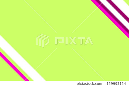 Geometric pattern frame, stripe, green, white 139993134
