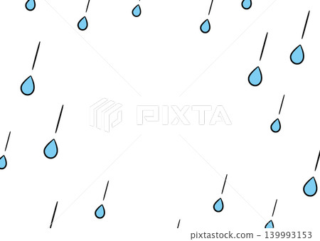 雨天背景圖 - 簡潔易懂 - 大雨滴 - 留有複製空間 139993153