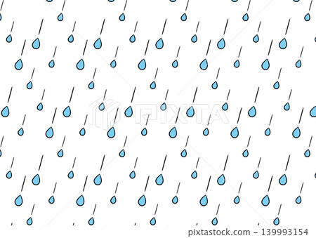 Rain background image - simple and easy, large raindrops 139993154