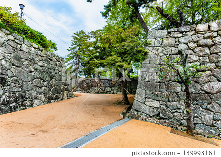 Matsusaka Castle Ruins, Mie Prefecture: Remains of the Back Gate Matsusaka Castle Ruins, Mie Prefecture: Remains of the Back Gate 139993161