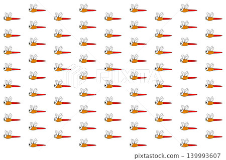 Many red dragonflies flying with their wings spread Many red dragonflies flying with their wings spread 139993607