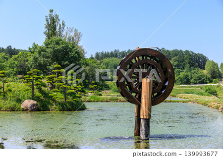 Fukagawa City, Hokkaido: Watermill Village [June] 139993677