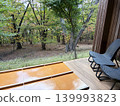 Open-air bath on the guest room terrace overlooking the natural forest. 139993823