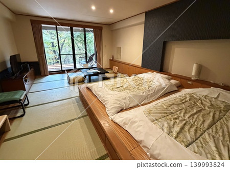 Spacious Japanese-Western style room with a terrace and open-air bath Spacious Japanese-Western style room with a terrace and open-air bath 139993824