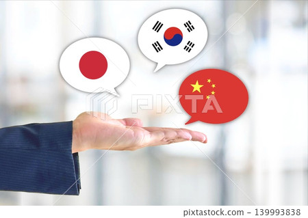 The image of someone who speaks Japanese, Chinese, and Korean. 139993838