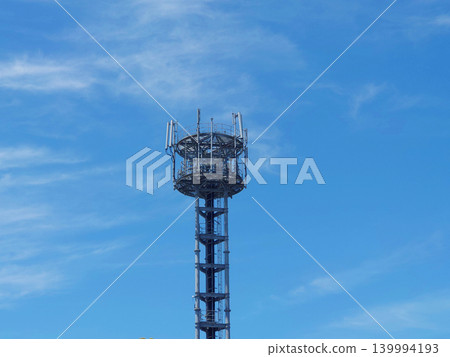 Communication image (radio tower: base station) Communication image (radio tower: base station) 139994193