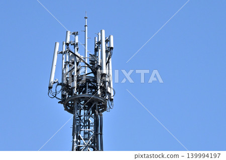 Communication image (radio tower: base station) Communication image (radio tower: base station) 139994197