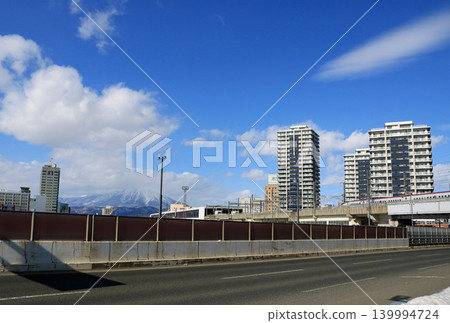 Shinkansen and Mount Iwate Shinkansen and Mount Iwate 139994724