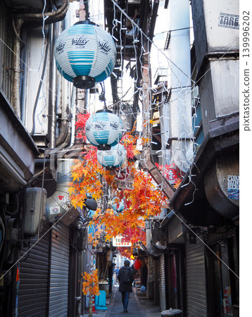 Lanterns in Shinjuku Omoide Yokocho 139996202