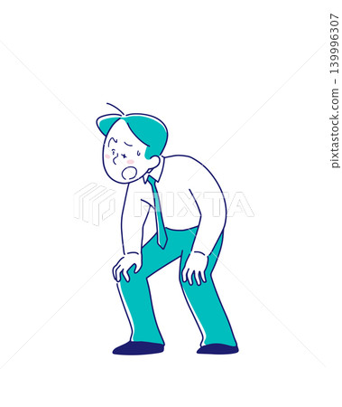 穿西裝的疲憊男人 穿西裝的疲憊男人 139996307