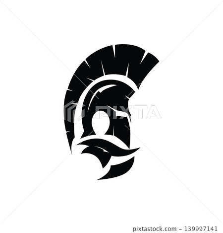 Spartan Warrior Logo Ancient Helmet Design Template Spartan Warrior Logo Ancient Helmet Design Template 139997141