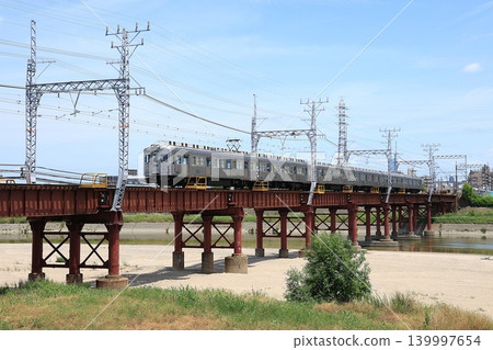 [Nankai Railway] 6000 series - Revival design - Semi-express (Koya Line: Abikomae - Asakayama) 139997654