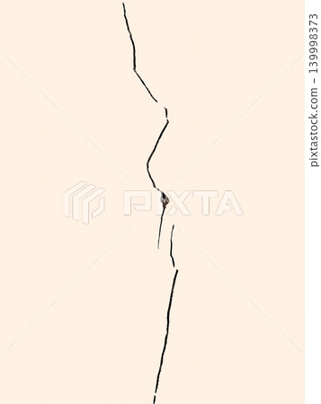 photo of cracked wall after earthquake photo of cracked wall after earthquake 139998373