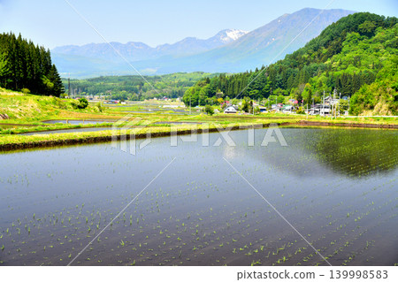 View towards Mt. Kurohime from Arasehara, Shinano-machi, Nagano Prefecture (Shinano-machi, Nagano Prefecture) [May 2026] 139998583